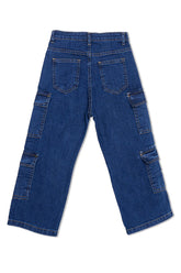 Boy's cargo-beggy style denim jeans